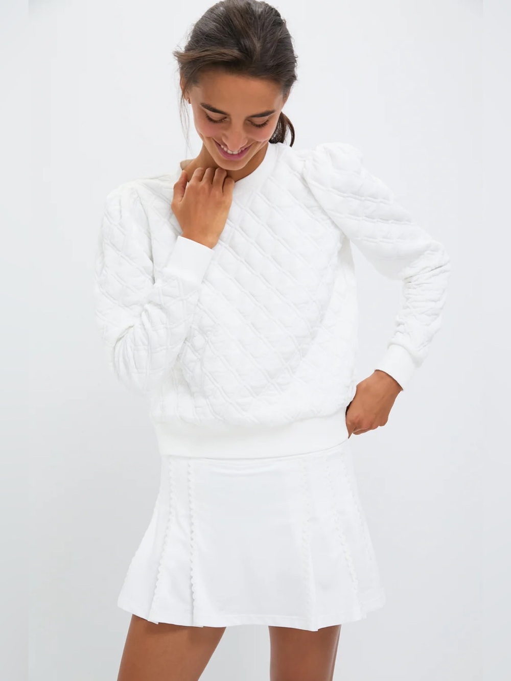 Tuckernuck sport white Ric Rac tennis skirt new with tags